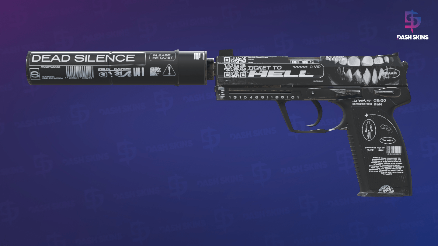 USP-S | Ticket to Hell (Minimal Wear) Screenshot Playside