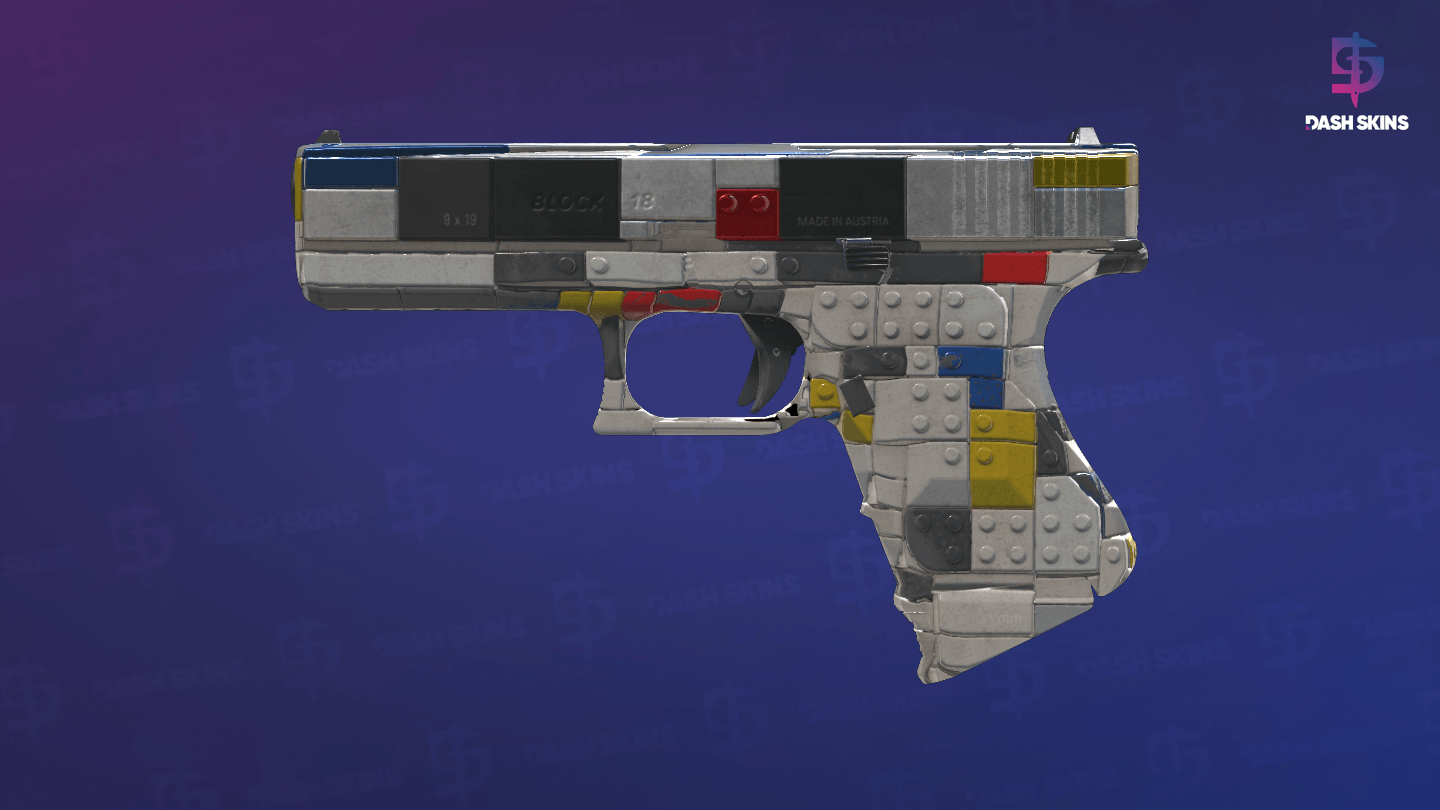 Glock-18 | Block-18 (Well-Worn) Screenshot Playside