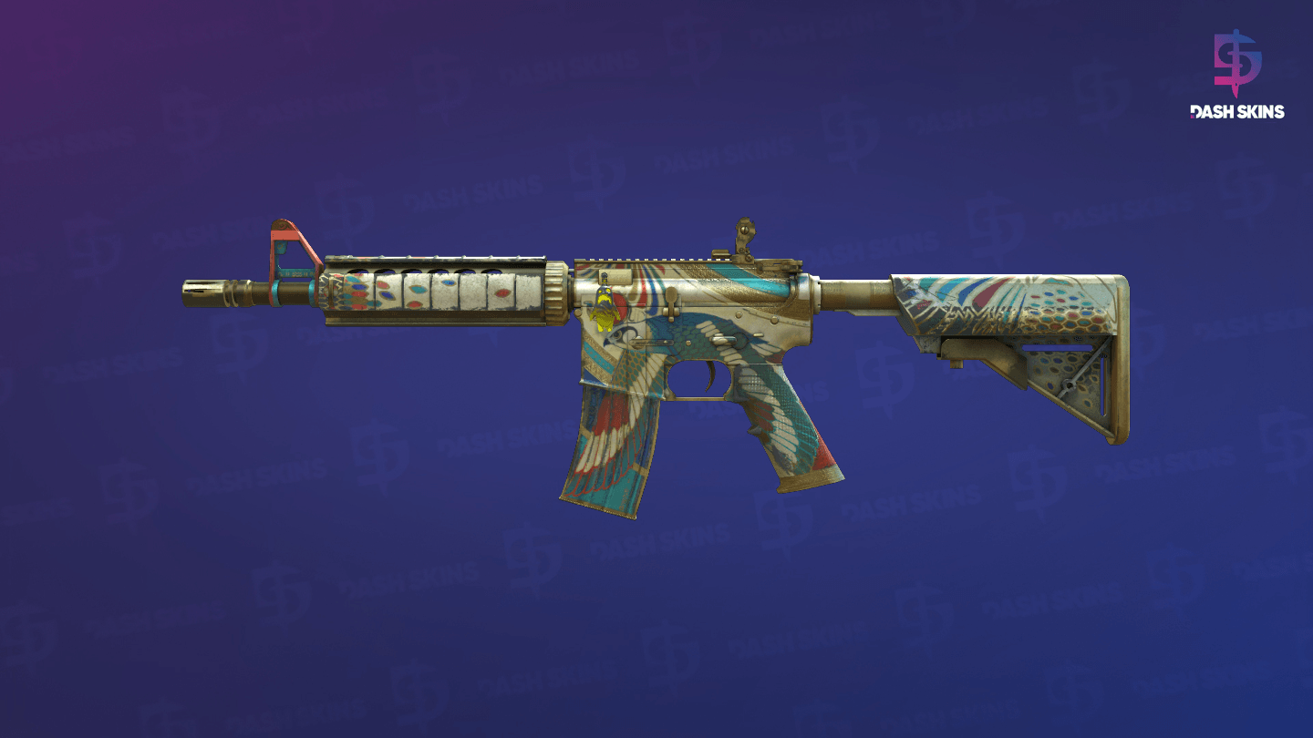 M4A4 | Eye of Horus (Battle-Scarred) Screenshot Playside