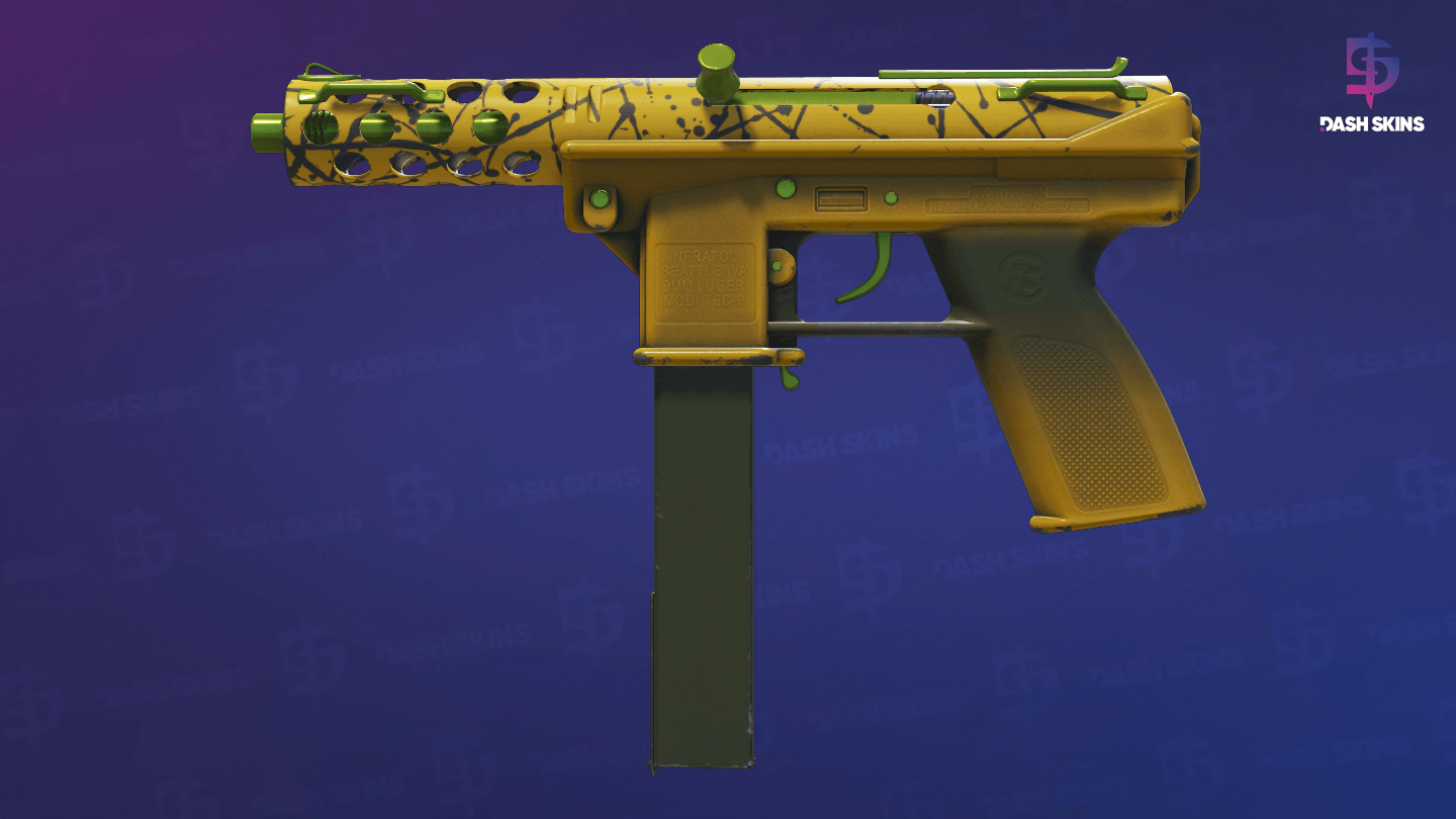 Tec-9 | Citric Acid (Minimal Wear) Screenshot Playside