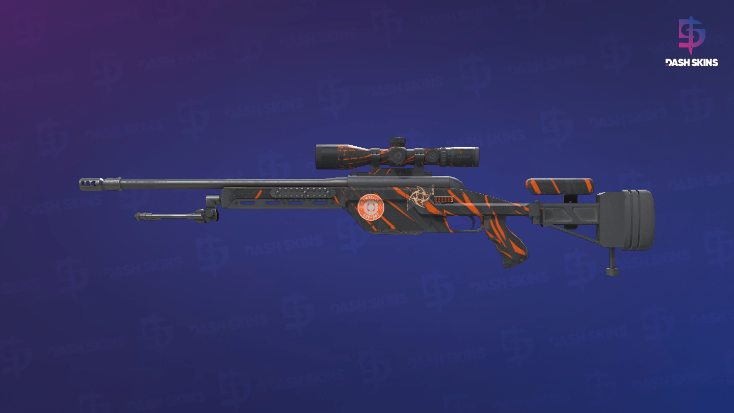 StatTrak™ SSG 08 | Slashed (Field-Tested) Screenshot Playside
