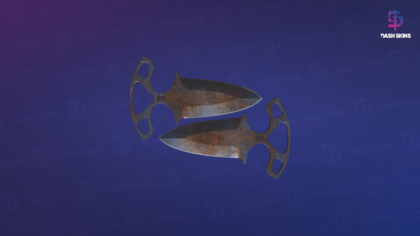 ★ Shadow Daggers | Rust Coat (Battle-Scarred) Screenshot Playside