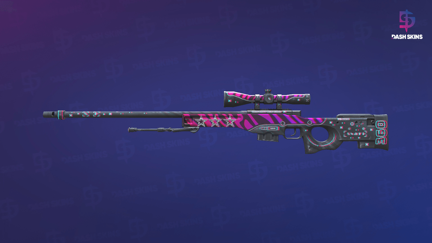 AWP | Chromatic Aberration (Minimal Wear) Screenshot Playside