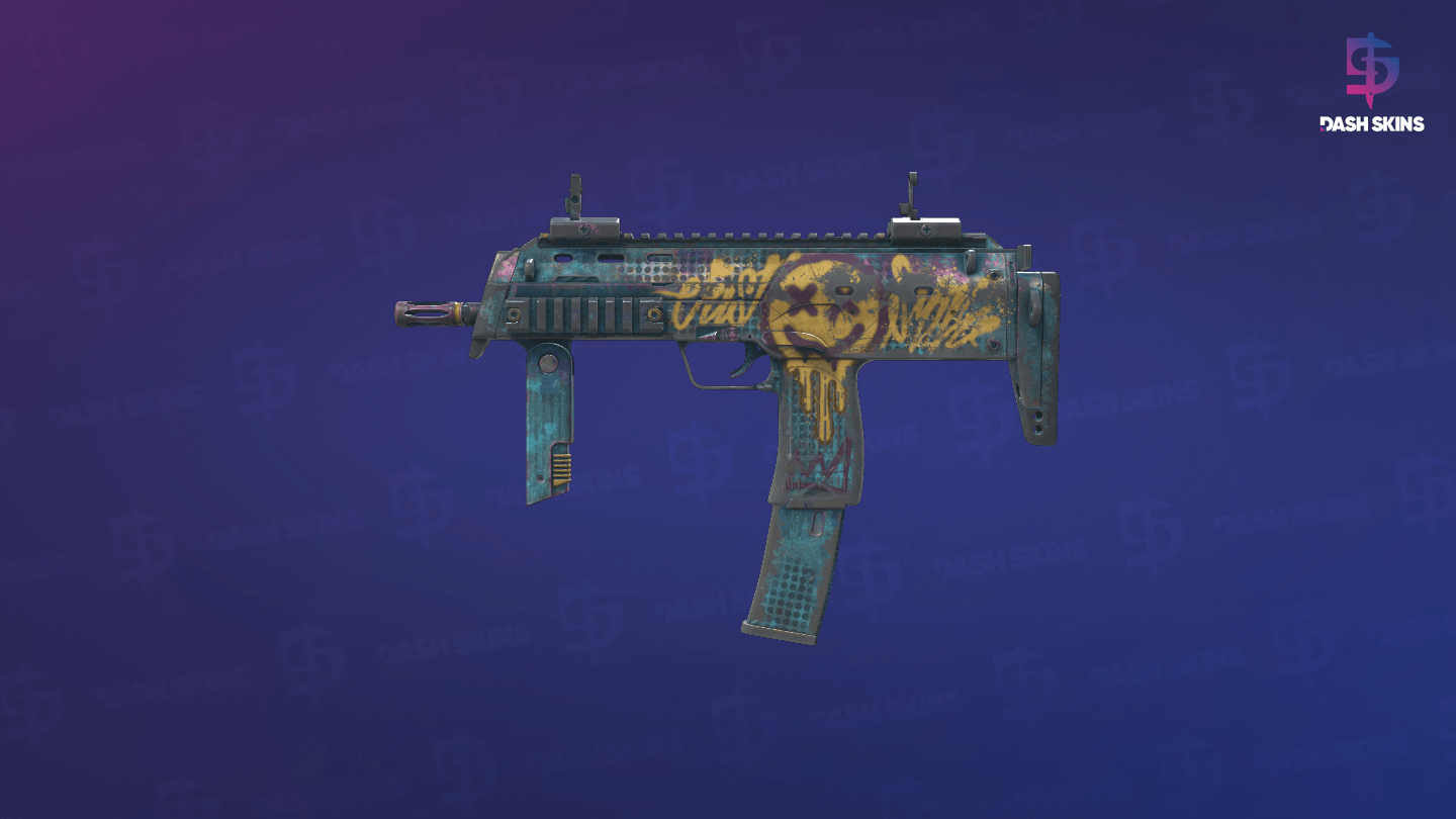 MP7 | Just Smile (Battle-Scarred) Screenshot Playside