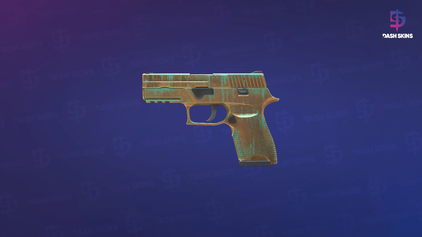 P250 | Verdigris (Minimal Wear) Screenshot Playside