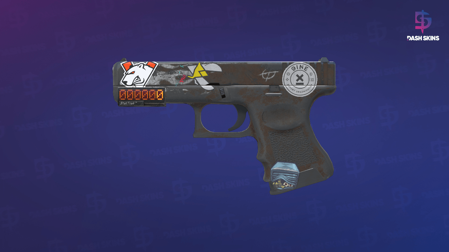 StatTrak™ Glock-18 | Oxide Blaze (Battle-Scarred) Screenshot Playside