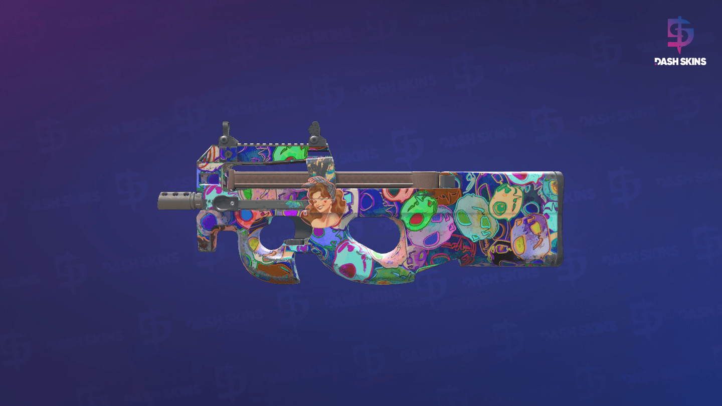 P90 | Death by Kitty (Field-Tested) Screenshot Playside