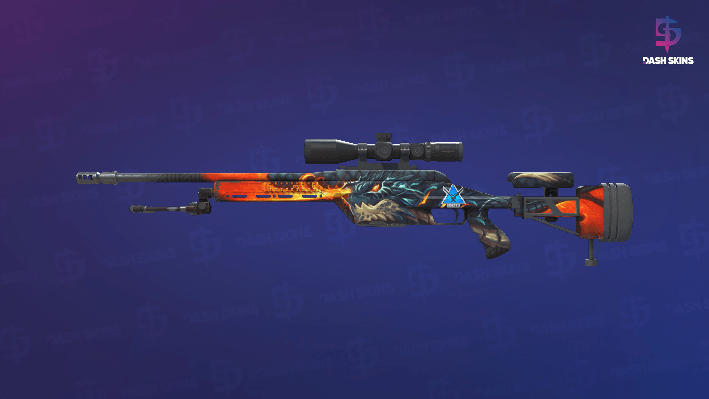 SSG 08 | Dragonfire (Field-Tested) Screenshot Playside