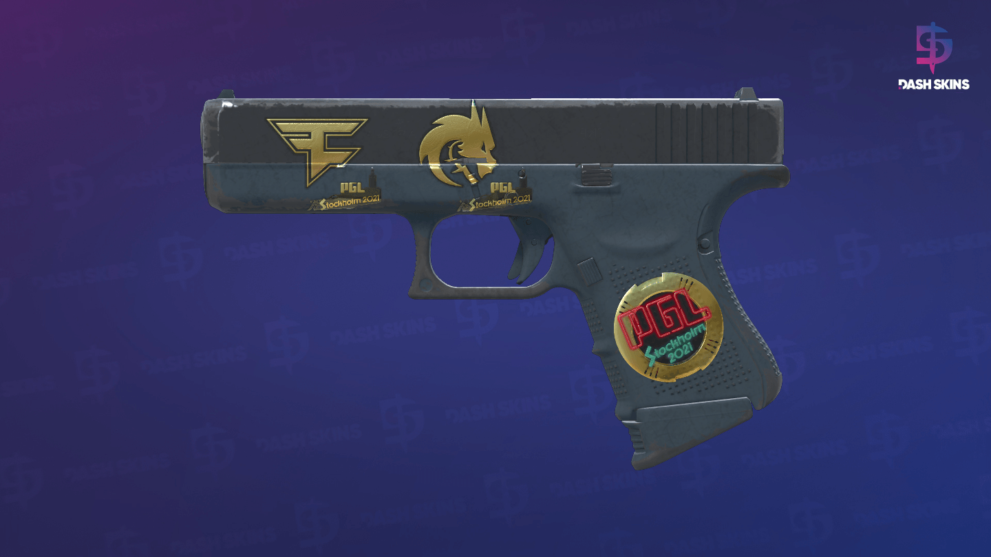 Souvenir Glock-18 | Night (Well-Worn) Screenshot Playside