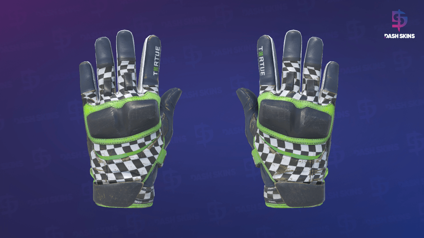 ★ Moto Gloves | Finish Line (Field-Tested) Screenshot Playside