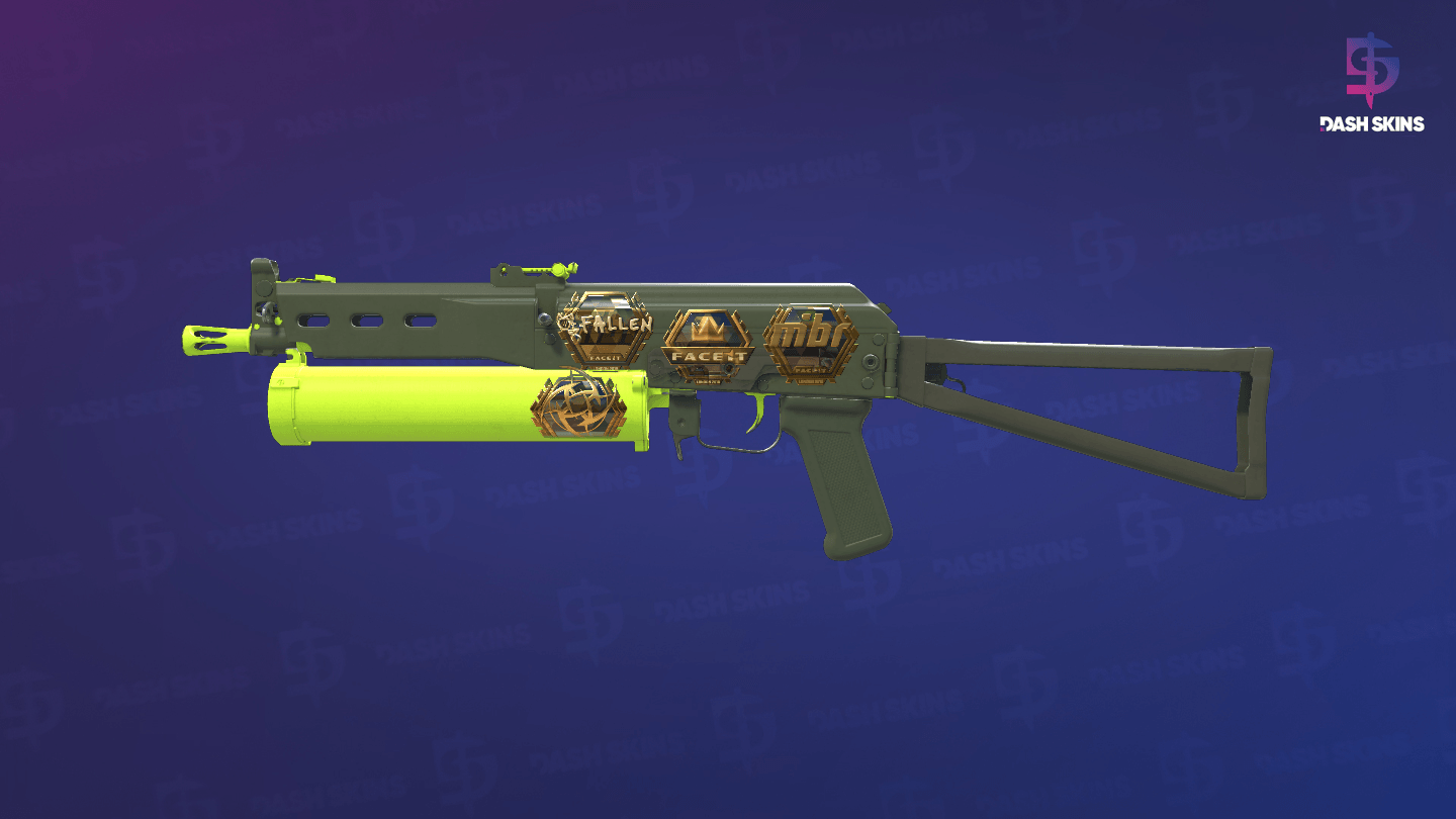 Souvenir PP-Bizon | Chemical Green (Minimal Wear) Screenshot Playside