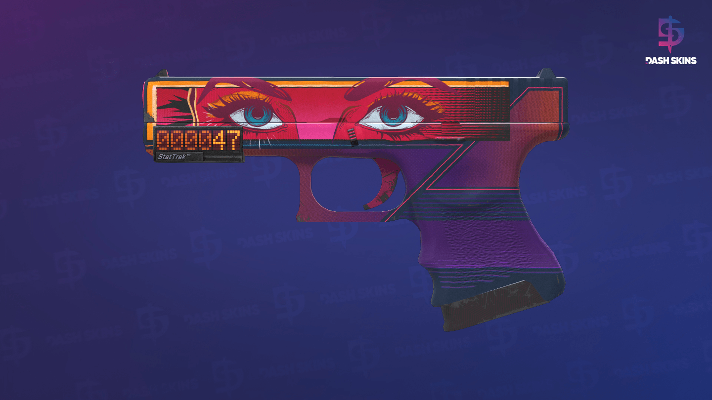 StatTrak™ Glock-18 | Vogue (Minimal Wear) Screenshot Playside