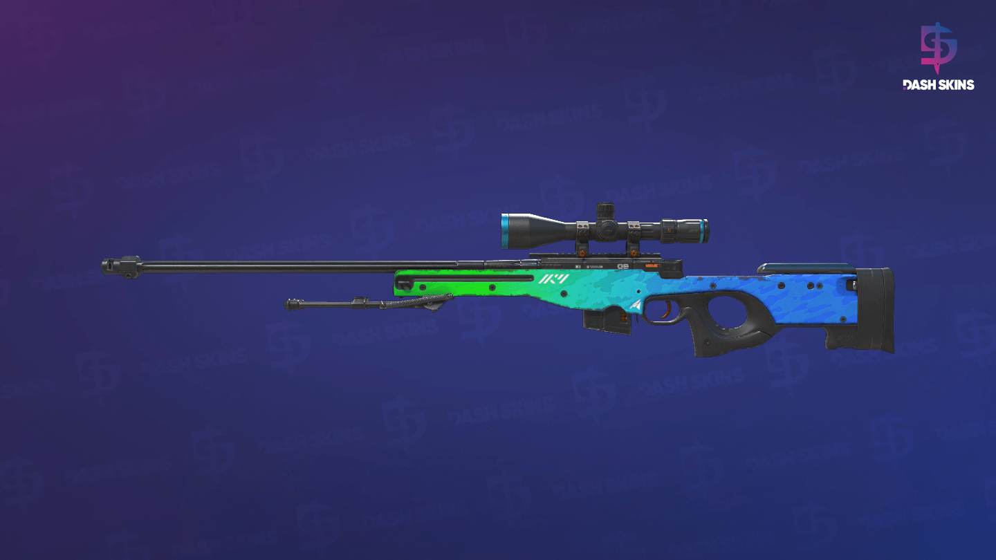 AWP | Ice Coaled (Field-Tested) Screenshot Playside