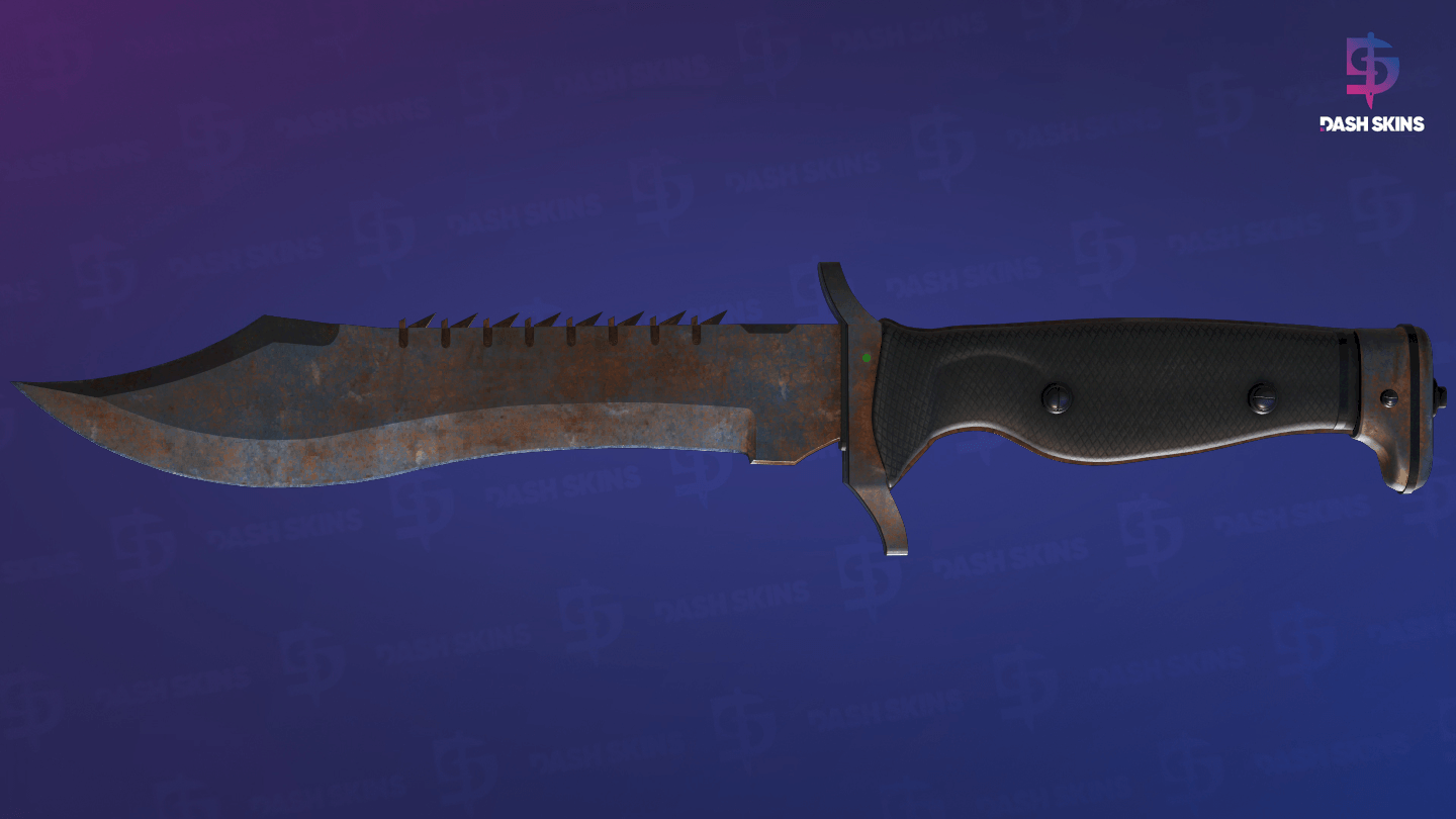 ★ Bowie Knife | Rust Coat (Battle-Scarred) Screenshot Playside