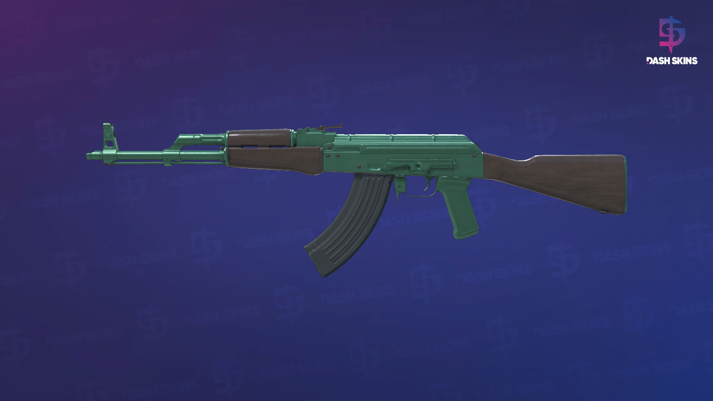 AK-47 | Wintergreen (Minimal Wear) Screenshot Playside