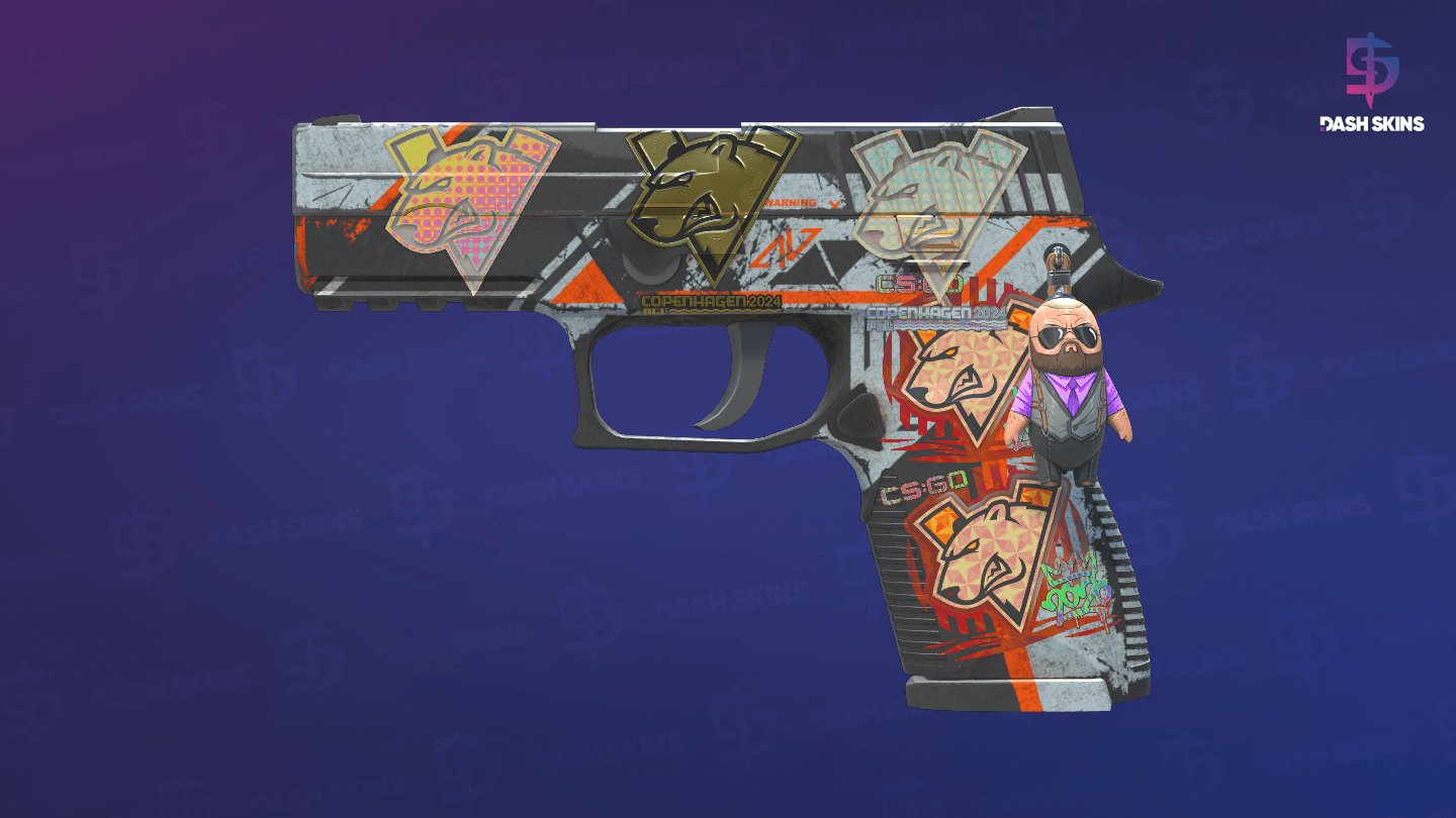 P250 | Asiimov (Battle-Scarred) Screenshot Playside