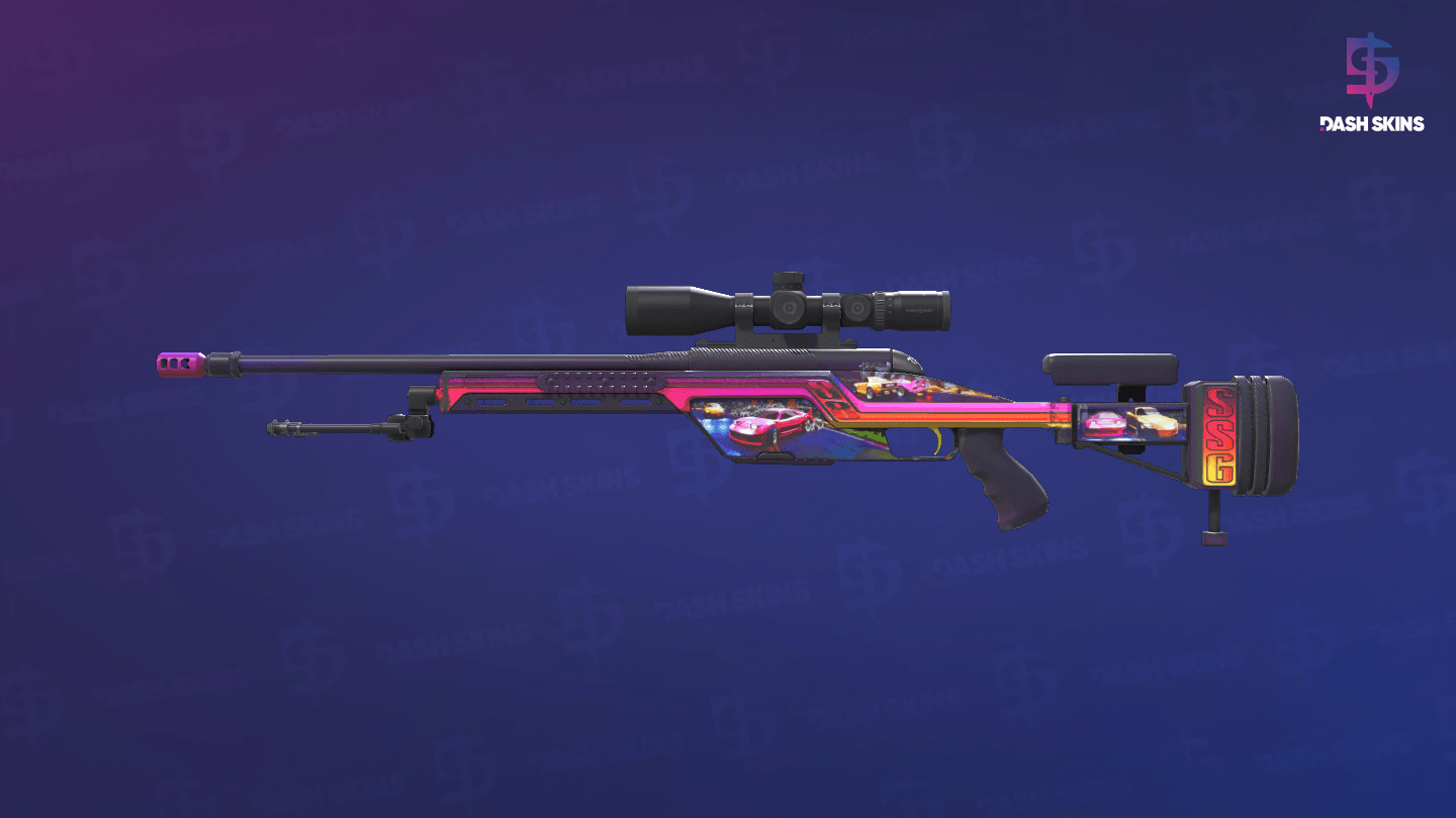 SSG 08 | Turbo Peek (Minimal Wear) Screenshot Playside