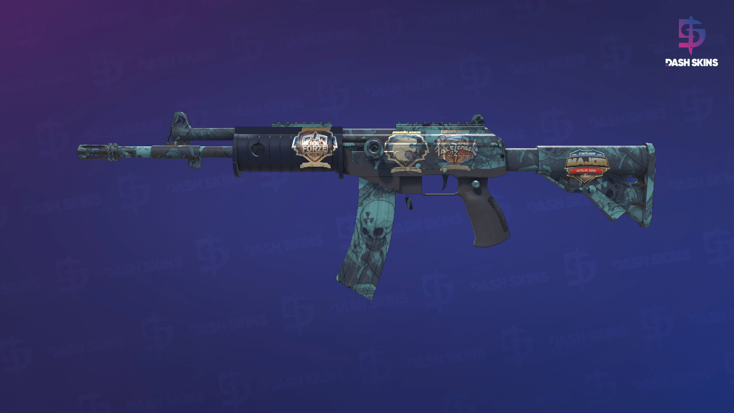 Souvenir Galil AR | Cold Fusion (Minimal Wear) Screenshot Playside