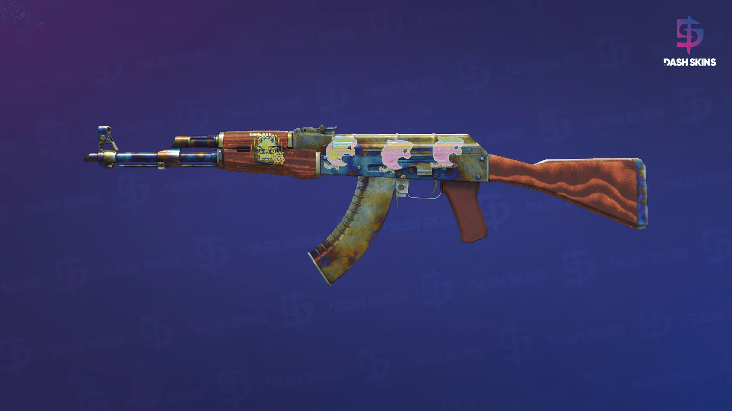 AK-47 | Case Hardened (Battle-Scarred) Screenshot Playside