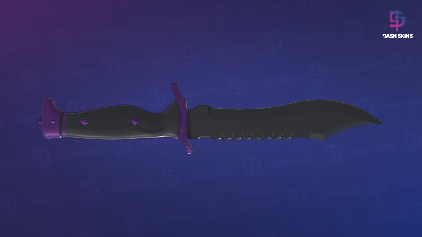 ★ Bowie Knife | Ultraviolet (Minimal Wear) Screenshot Playside