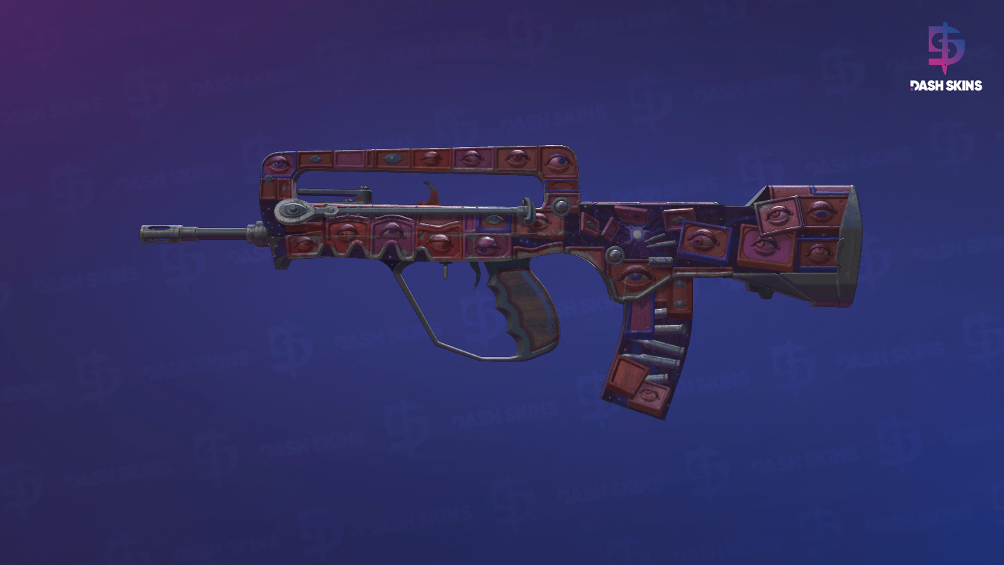 FAMAS | Rapid Eye Movement (Battle-Scarred) Screenshot Playside