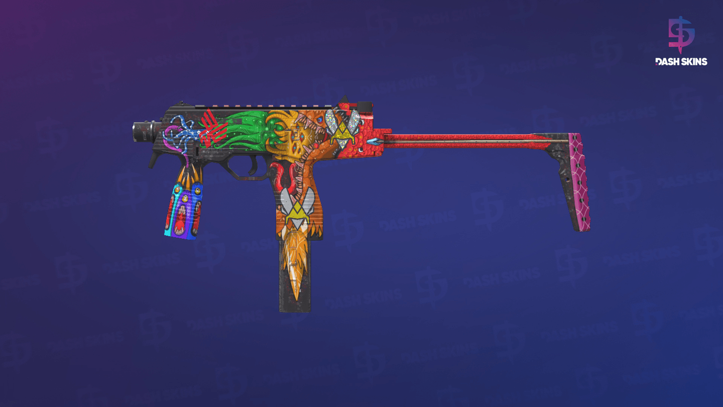 MP9 | Food Chain (Minimal Wear) Screenshot Playside