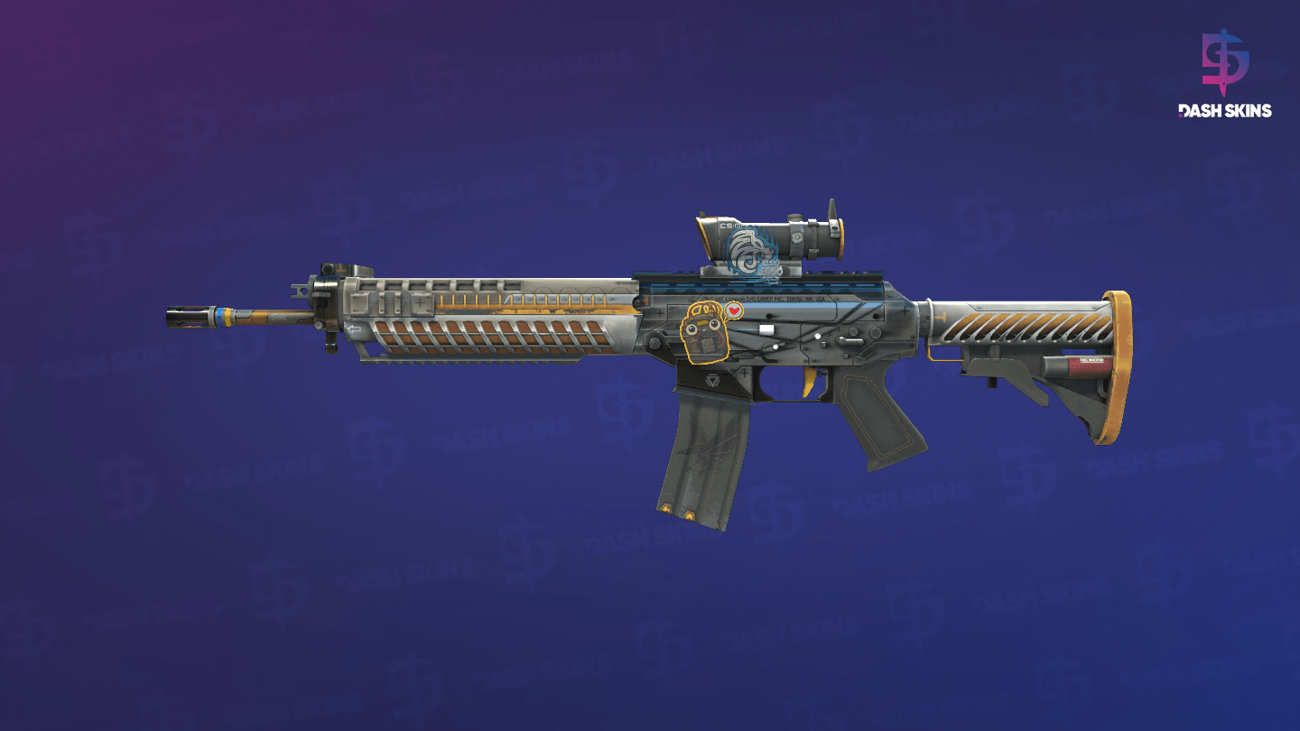 SG 553 | Aerial (Minimal Wear) Screenshot Playside