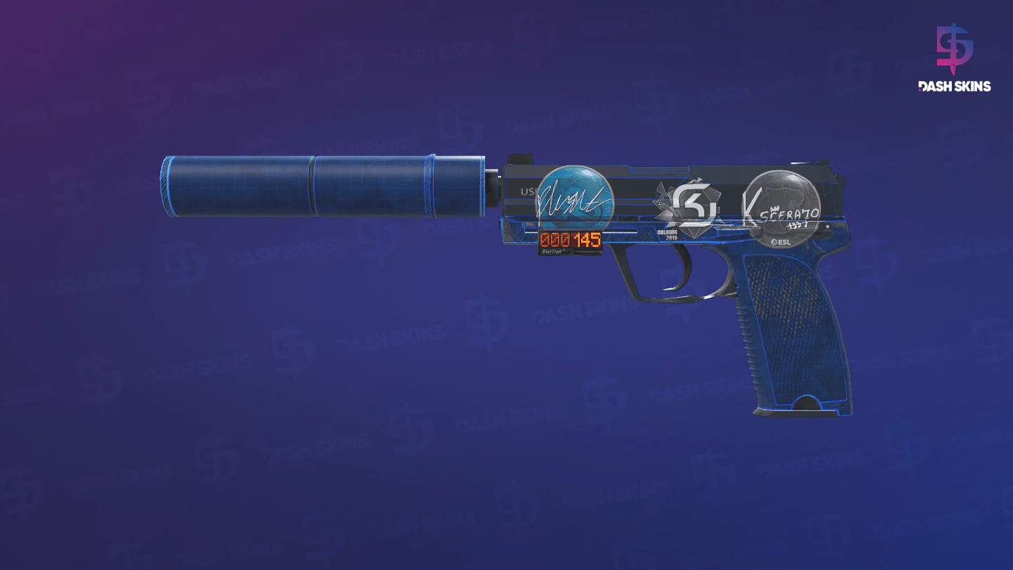 StatTrak™ USP-S | Blueprint (Field-Tested) Screenshot Playside