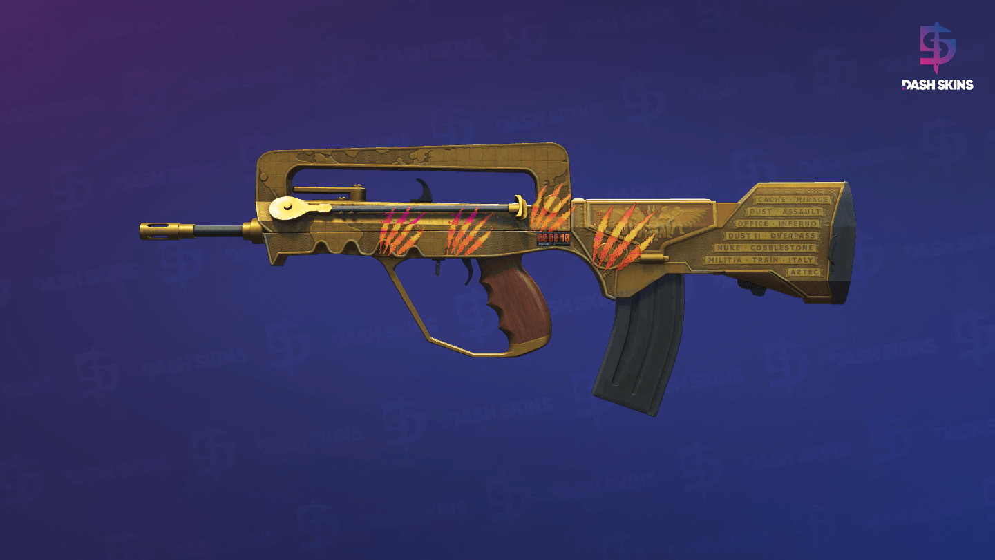 StatTrak™ FAMAS | Commemoration (Field-Tested) Screenshot Playside