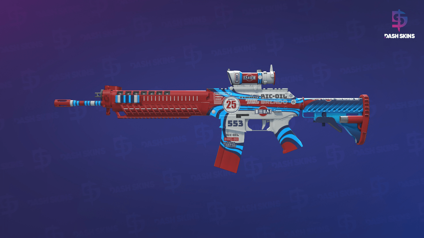 SG 553 | Integrale (Minimal Wear) Screenshot Playside