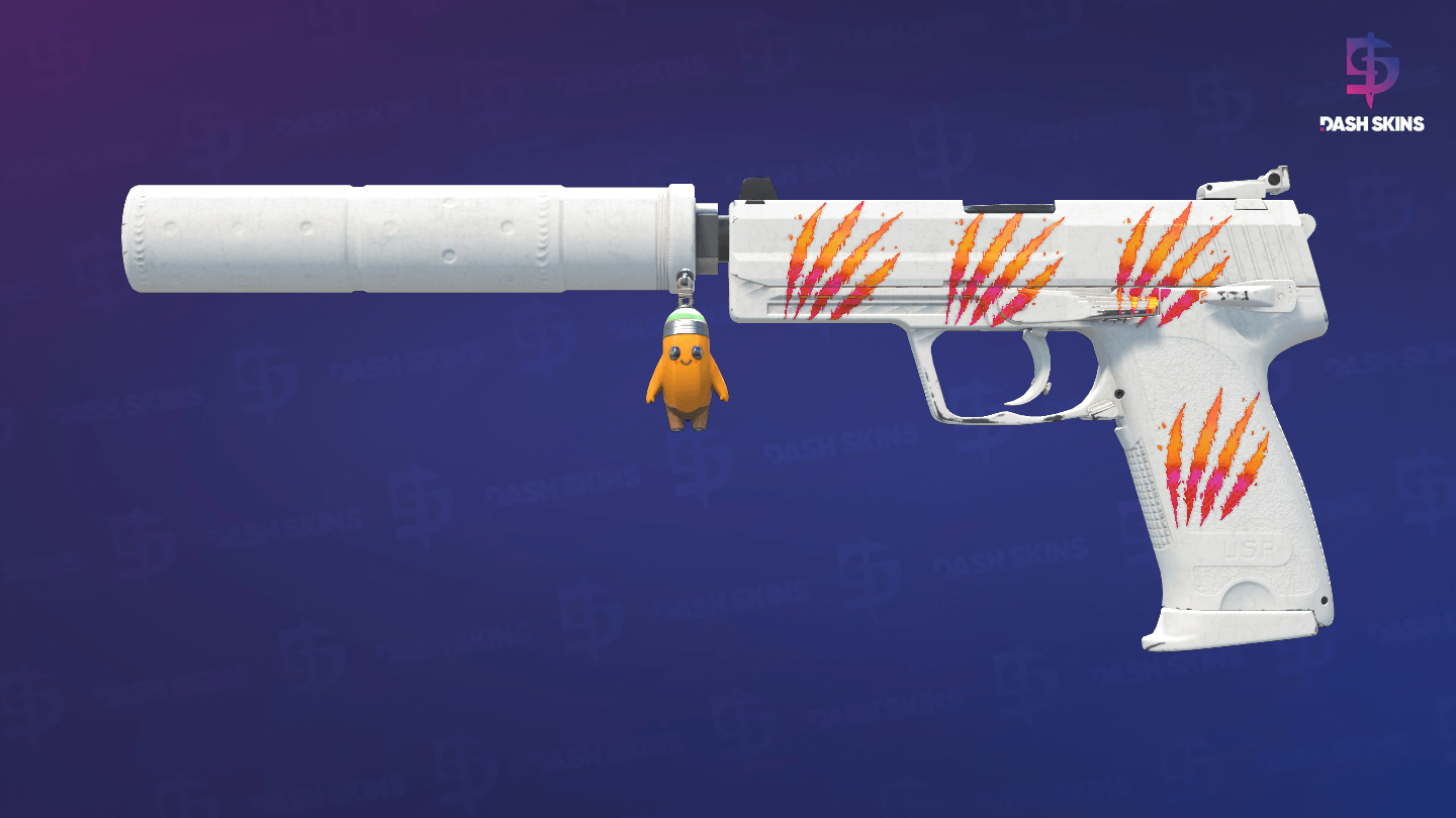USP-S | Whiteout (Minimal Wear) Screenshot Playside