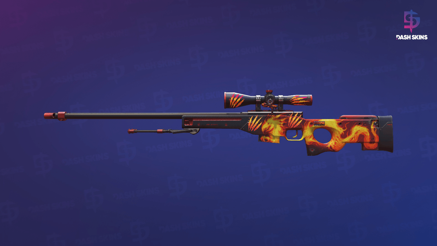 StatTrak™ AWP | Wildfire (Minimal Wear) Screenshot Playside