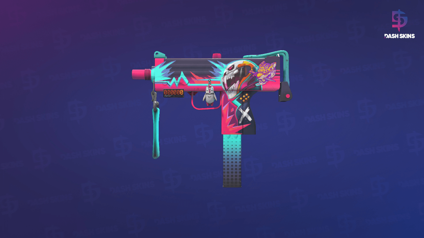 StatTrak™ MAC-10 | Neon Rider (Field-Tested) Screenshot Playside