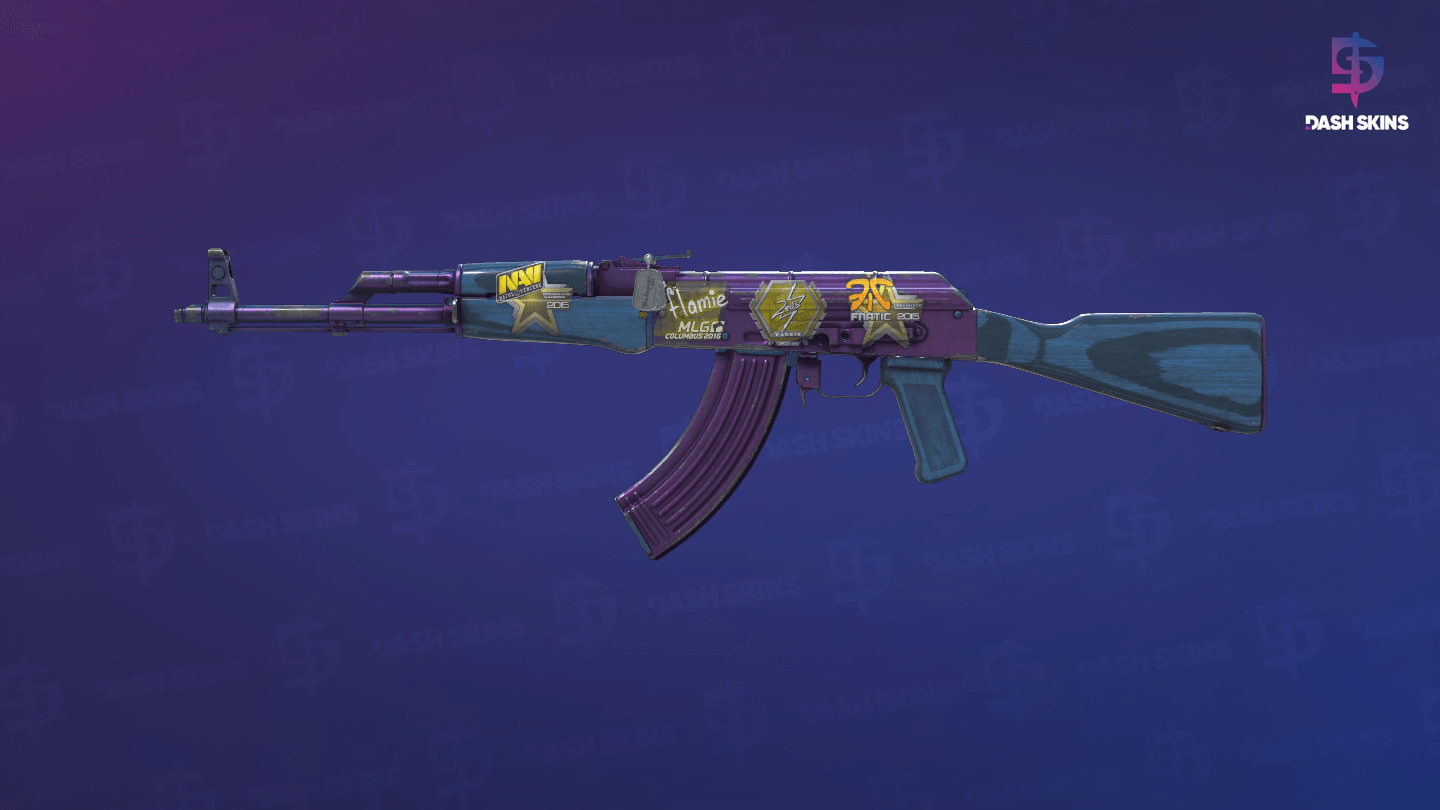 AK-47 | Midnight Laminate (Field-Tested) Screenshot Playside
