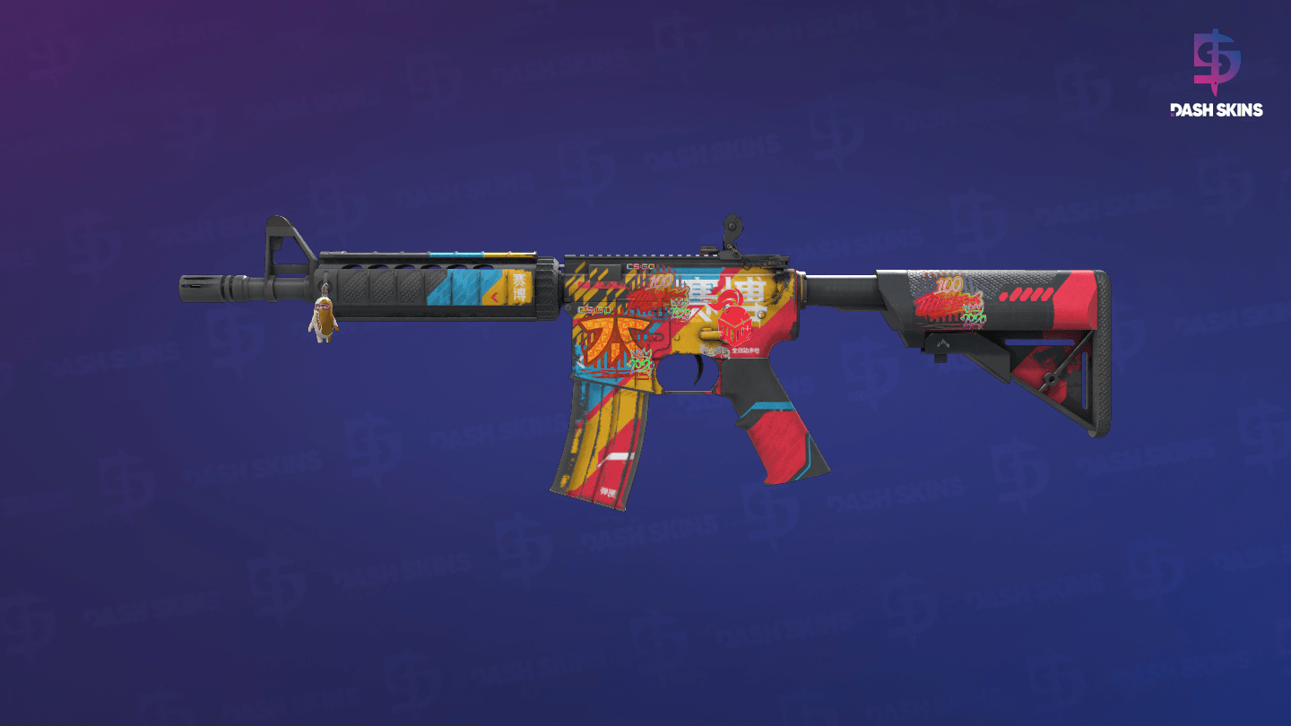 M4A4 | Cyber Security (Well-Worn) Screenshot Playside
