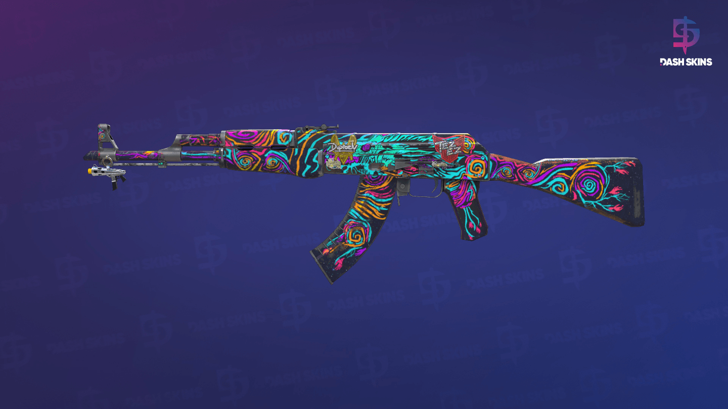 AK-47 | Nightwish (Well-Worn) Screenshot Playside