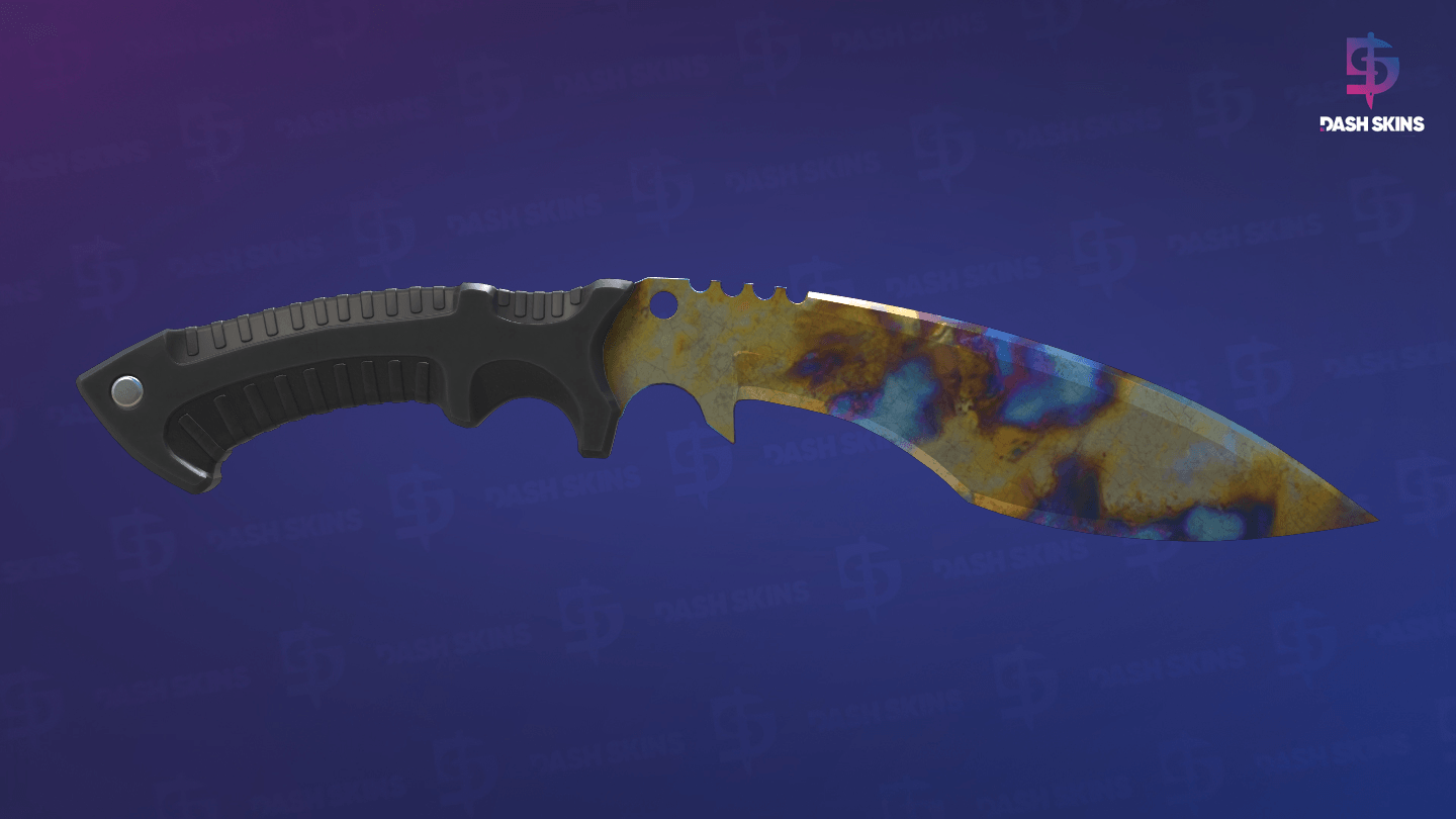 ★ Kukri Knife | Case Hardened (Battle-Scarred) Screenshot Playside
