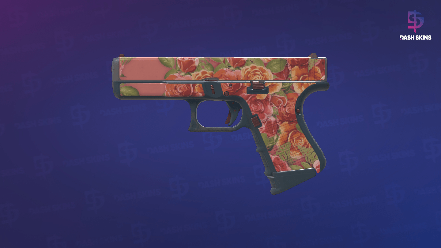 Glock-18 | Coral Bloom (Minimal Wear) Screenshot Playside