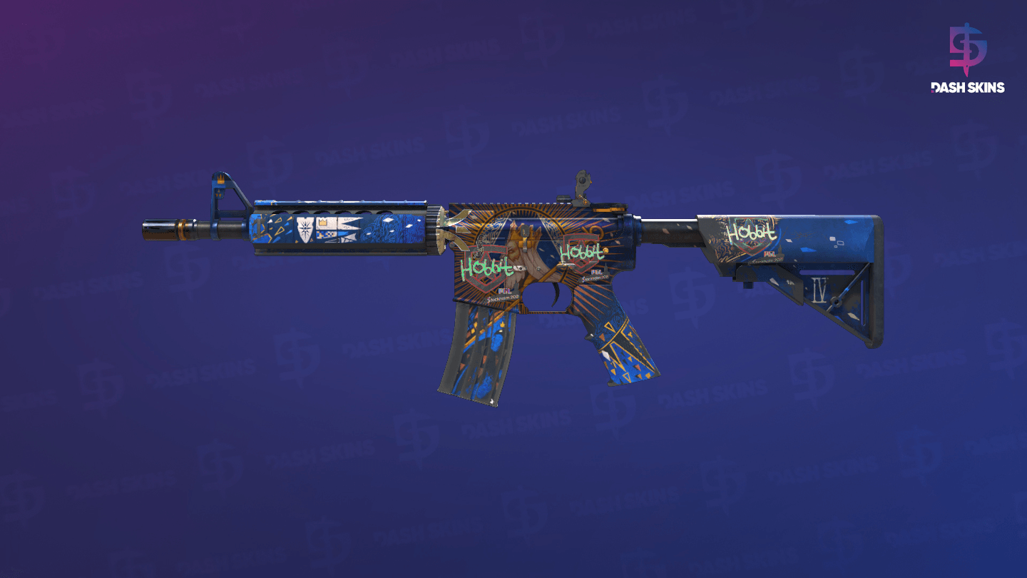 M4A4 | The Emperor (Battle-Scarred) Screenshot Playside