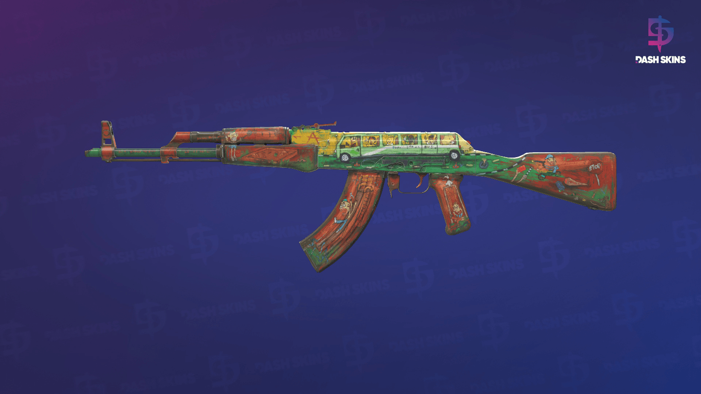 AK-47 | The Outsiders (Well-Worn) Screenshot Playside