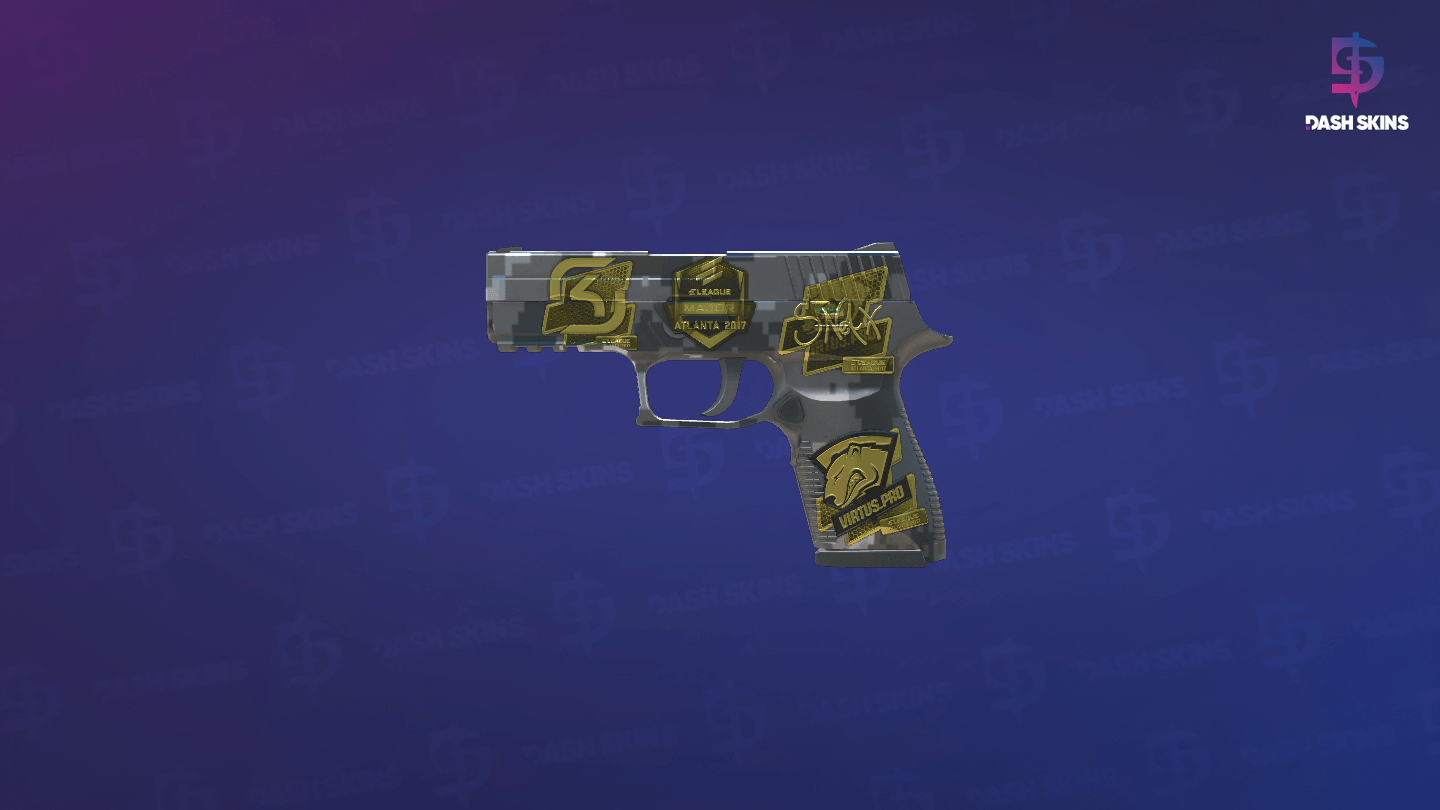 Souvenir P250 | Metallic DDPAT (Factory New) Screenshot Playside
