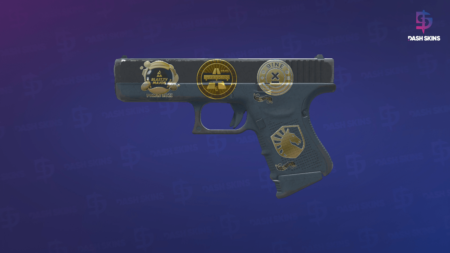 Souvenir Glock-18 | Night (Well-Worn) Screenshot Playside