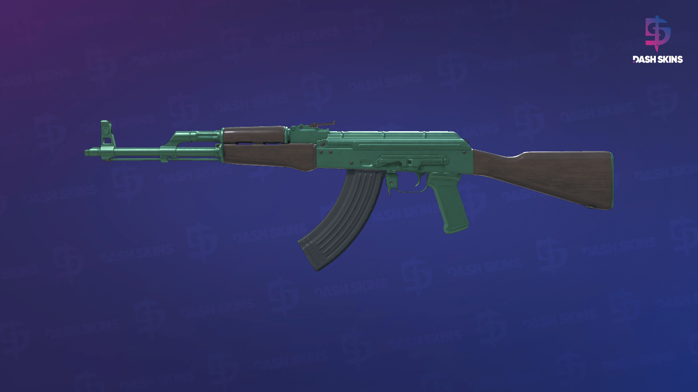 AK-47 | Wintergreen (Minimal Wear) Screenshot Playside