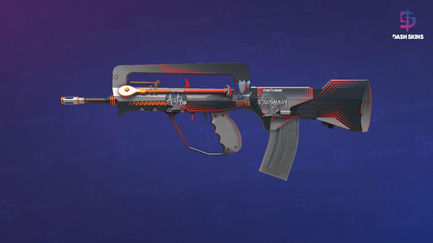 StatTrak™ FAMAS | Valence (Minimal Wear) Screenshot Playside