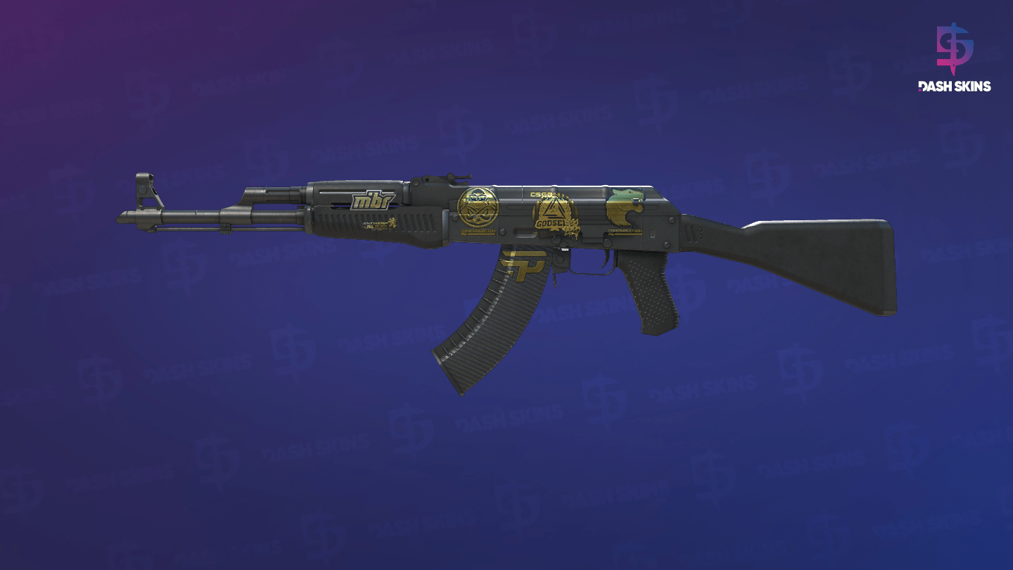 AK-47 | Slate (Well-Worn) Screenshot Playside