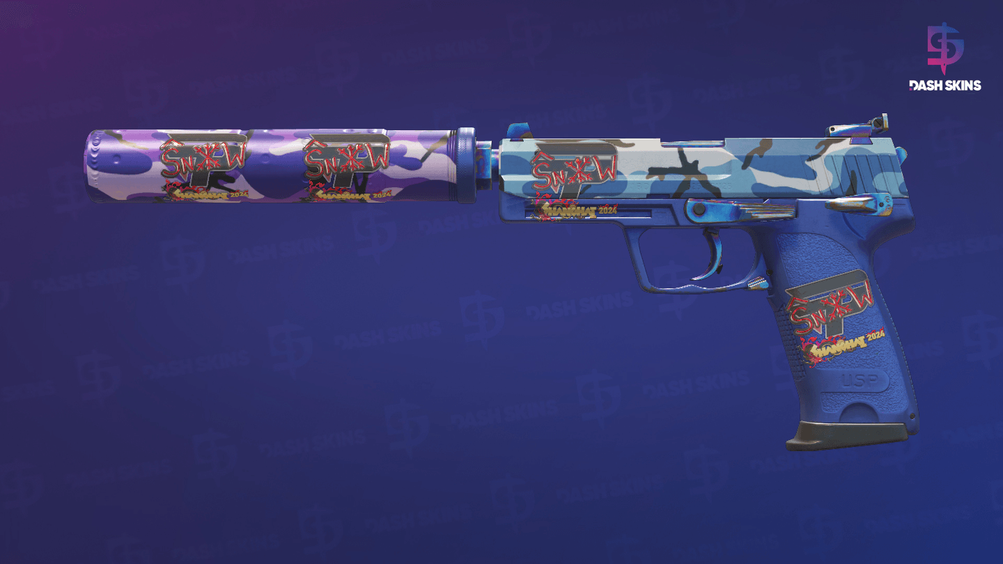 USP-S | Alpine Camo (Minimal Wear) Screenshot Playside