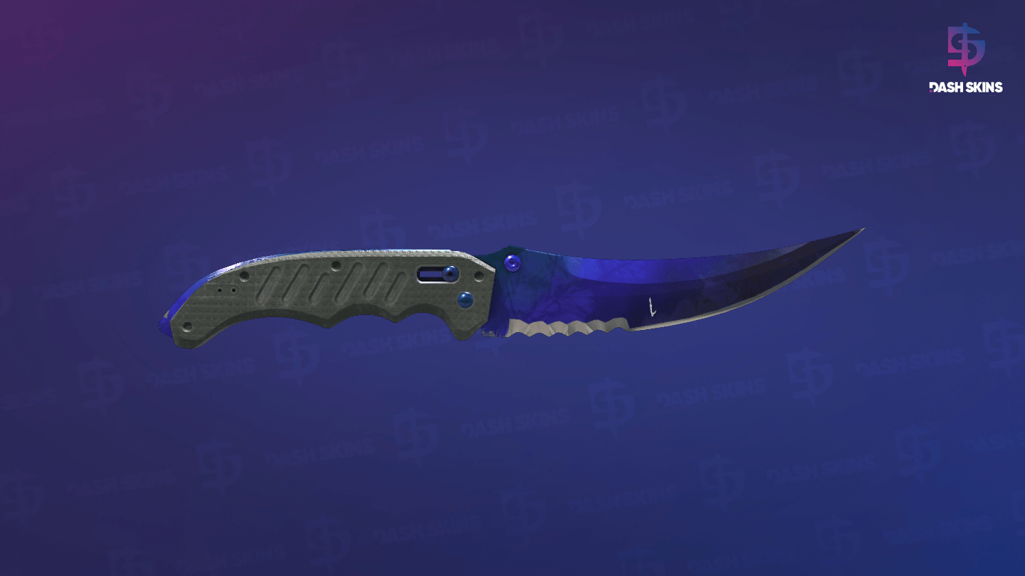 ★ StatTrak™ Flip Knife | Doppler (Factory New) - Phase 3 Screenshot Playside