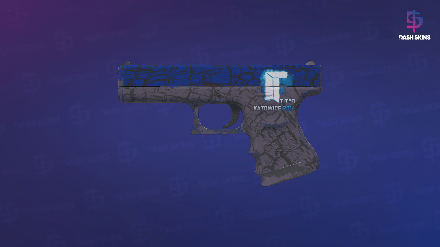 Glock-18 | Blue Fissure (Field-Tested) Screenshot Playside