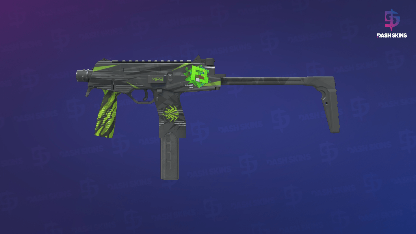 MP9 | Deadly Poison (Minimal Wear) Screenshot Playside