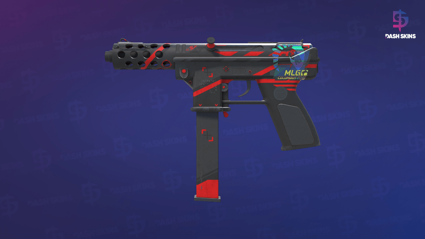 Tec-9 | Isaac (Well-Worn) Screenshot Playside